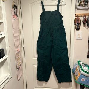 Lightly worn green jumpsuit